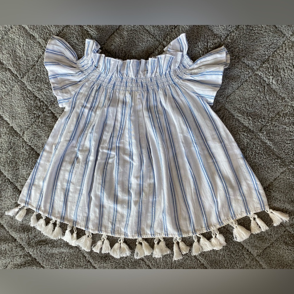Press Ruffled Off Shoulder Top  NWT - Picture 3 of 11